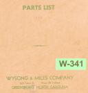 Wysong-Wysong 1025 Shear, Parts and Illustrations Manual 1964-1025-01